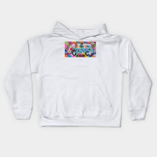 Hippie Life Mixed Media Kids Hoodie